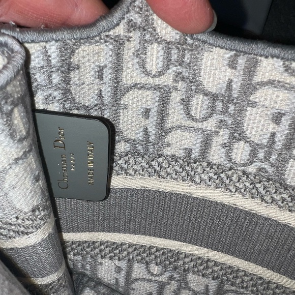 Dior Gray Mini Book Tote - Picture 11 of 13